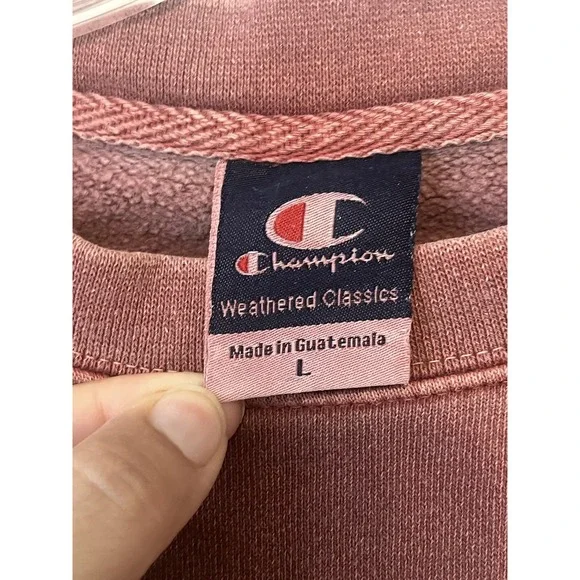 Vintage Champion Mackinaw Michigan Crewneck Sweatshirt Men's Size LG USA - Picture 4 of 7